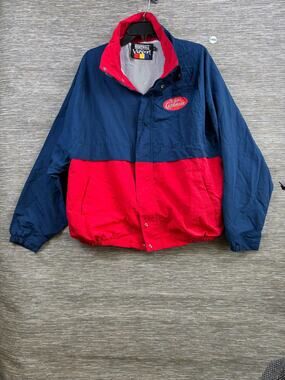 VTG St Louis Cardinals Jacket Mens L Blue Red MLB Baseball Hartwell Windbreaker